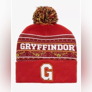Harry Potter Gryffindor Golden Snitch Pom Beanie